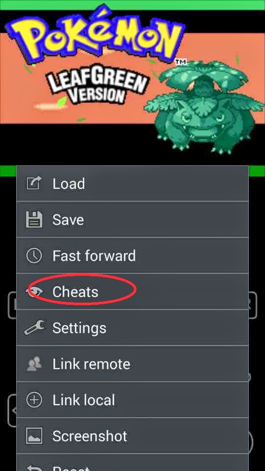 pokemon emerald emulator select button